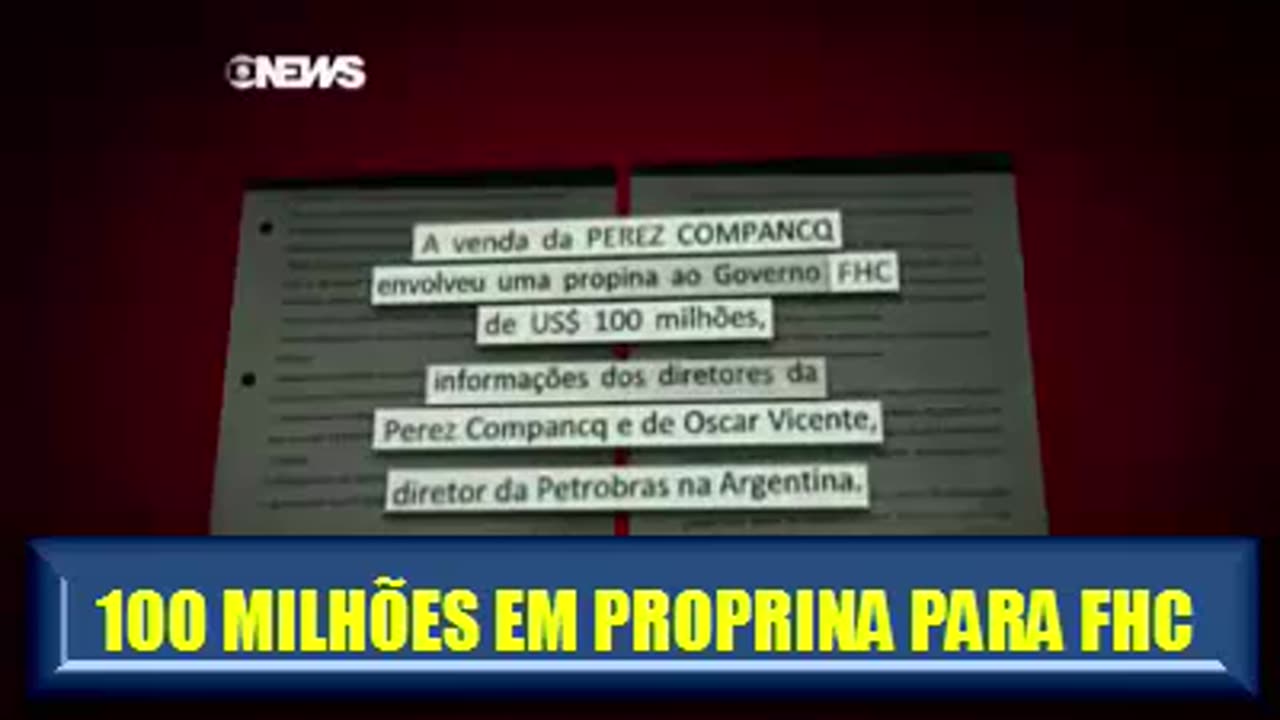 CERVERÓ ENTREGA CORRUPÇÃO GENERALIZADA NO GOVERNO FHC