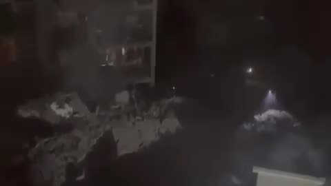 Israeli Airstrike Destroyed an 8-Story Appartment Complex in Basta Area, Central Beirut