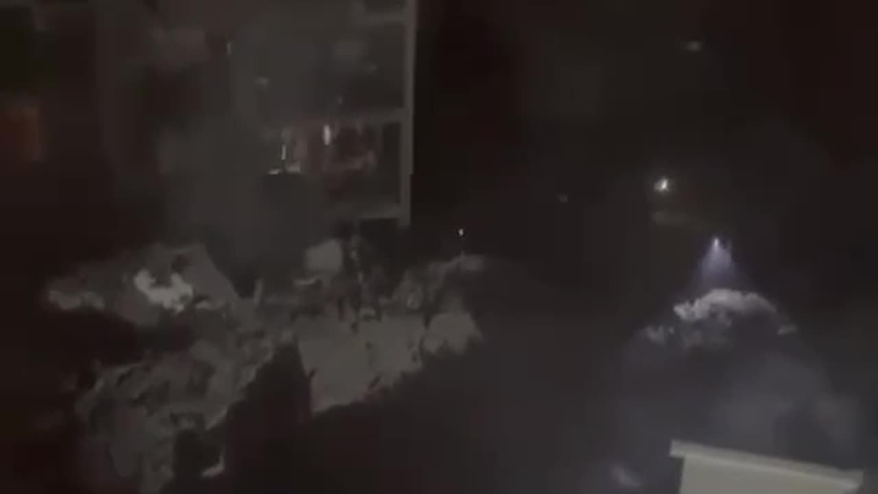 Israeli Airstrike Destroyed an 8-Story Appartment Complex in Basta Area, Central Beirut