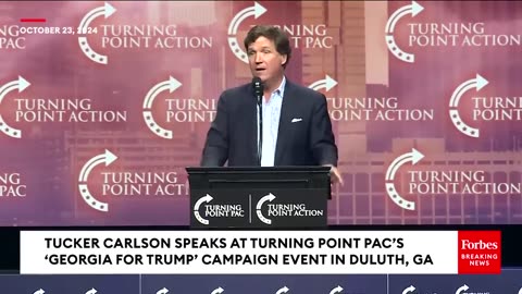 Tucker Goes Nuclear On Kamala Harris, Tim Walz, And More At Georgia PAC