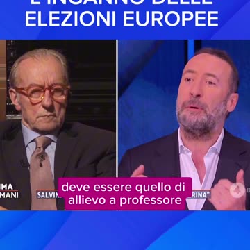 Luca Sommi in tv sull'inganno delle elezioni Europee di giugno 2024 mettere il nome Giorgia per truffare i suoi elettori idioti MERDALIA DOVE TUTTI I POLITICI SONO SCHIAVI,MERDALIA💩UN PAESE DI MERDA DI POLITICI CORROTTI E UN POPOLO D'IDIOTI