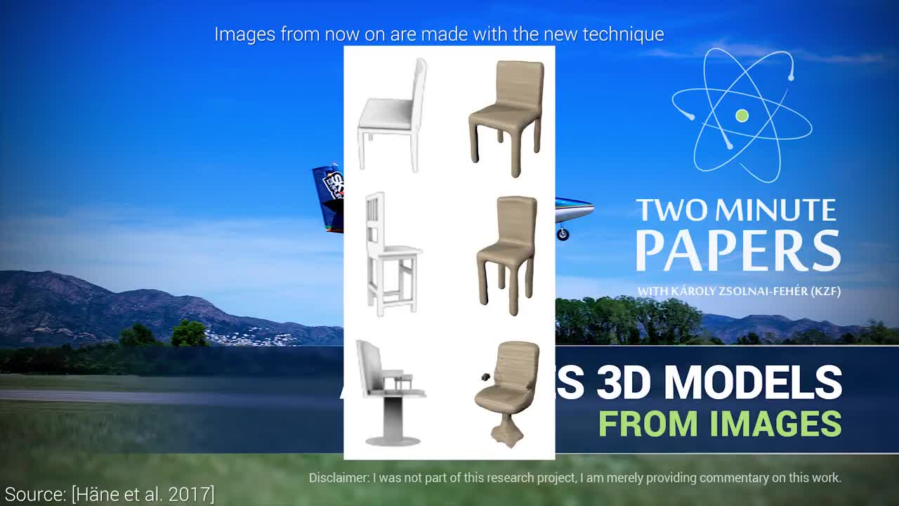 AI Creates 3D Models From Images | Two Minute Papers #186