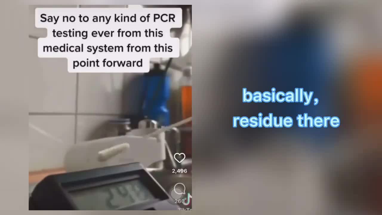 Don't take the PCR test! PCR = VACCINE