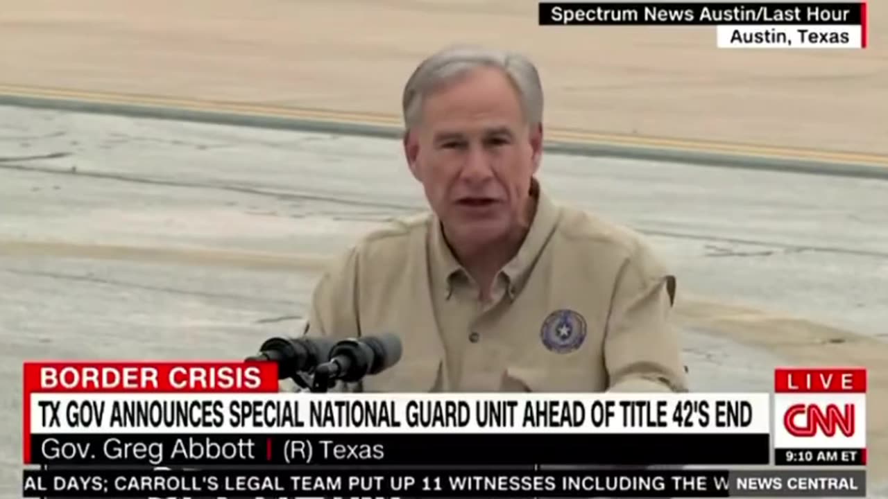 Governor Abbott Activates Texas National Guard To Intercept Illegal Migrants