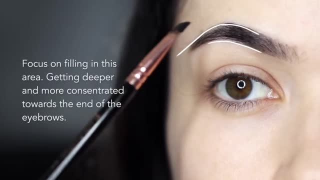 Beginners Eye Brow Makeup Tutorial - Eye Brow Filling