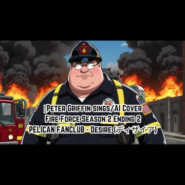 [Peter Griffin sings/AI Cover] Fire Force Season 2 Ending 2 PELICAN FANCLUB - Desire (ディザイア)