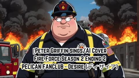 [Peter Griffin sings/AI Cover] Fire Force Season 2 Ending 2 PELICAN FANCLUB - Desire (ディザイア)