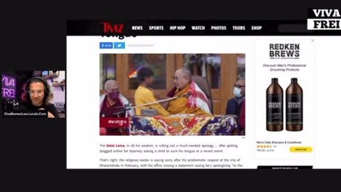 Dalai Lama Asks Child to SUCK HIS TONGUE? Perverted, Senile, or Innocent mistake? Viva Clips