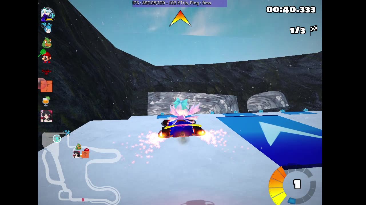 SuperTuxKart But Is Cirno From Touhou