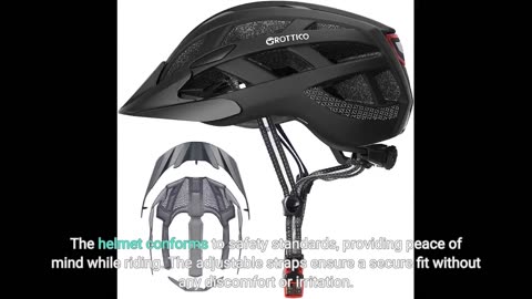 Buyer Comments: Adult-Men-Women Bike Helmet with Light - Mountain Road Bicycle Helmet with Repl...