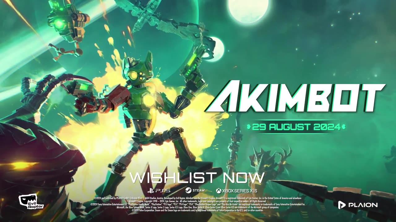 Akimbot - Official Launch Trailer gamescom 2024