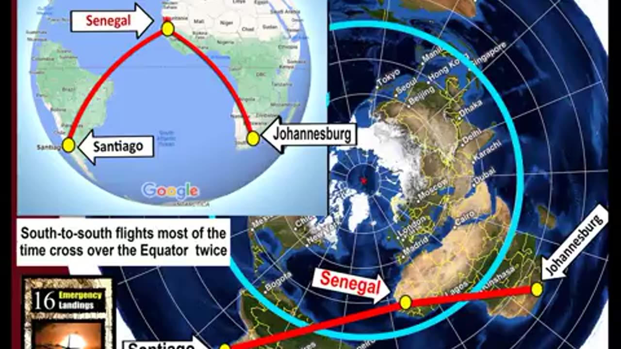 25 Flight Routes Proving Flat Earth