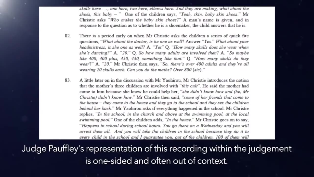 The Hampstead Cover-up - The Jean Clement Recording - Part 1