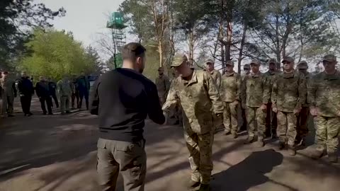 Zelenskyy Visits Ukrainian-Belarus Border