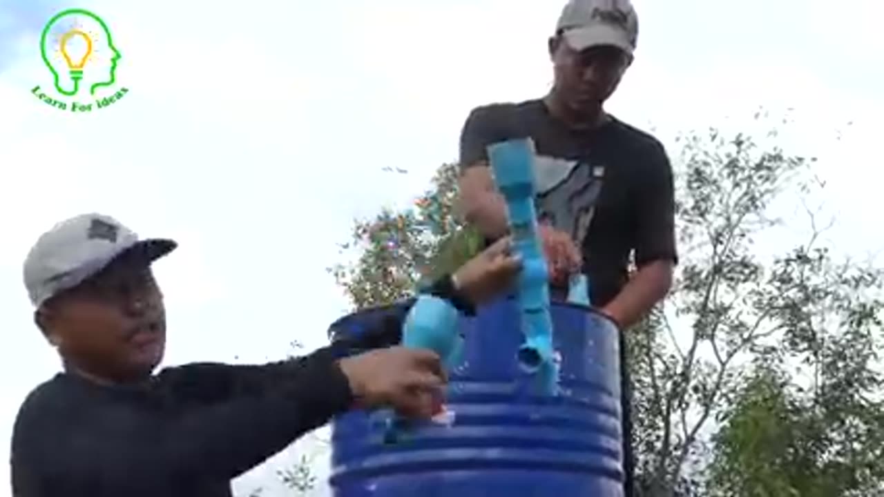 How to make a free energy water pump at your garden or home