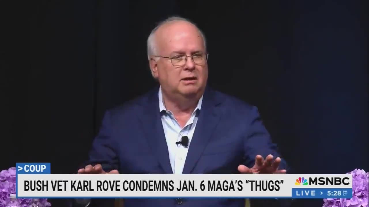 Karl Rove Is Rallying Support For Kamala Harris Today In Pennsylvania.