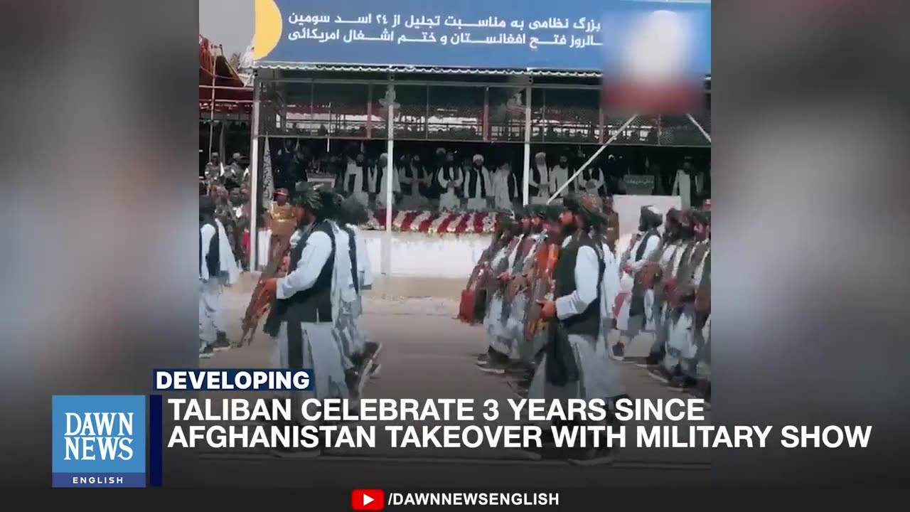 Afghan Taliban Celebrate 3 Years In Power _ Dawn News English