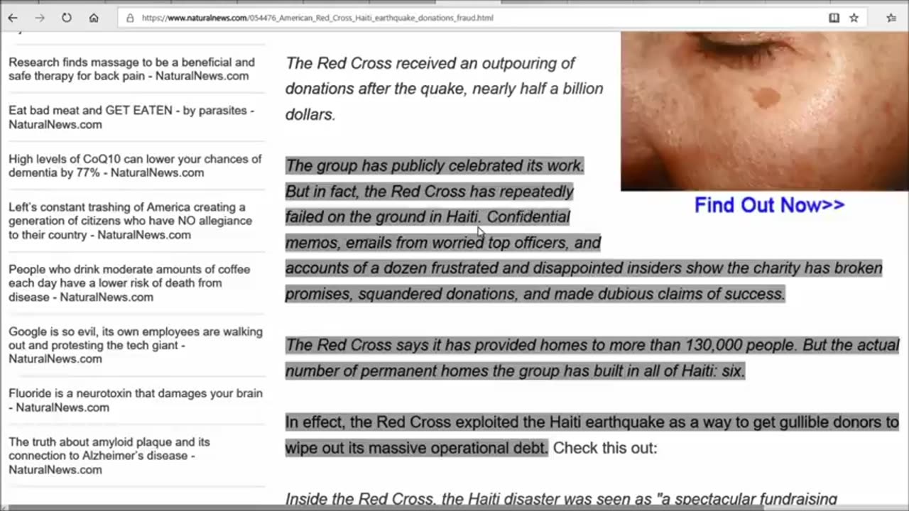 THE RED CROSS EXPLAINED — THE RED CROSS WAS NOT FOR THE CHILDREN IN