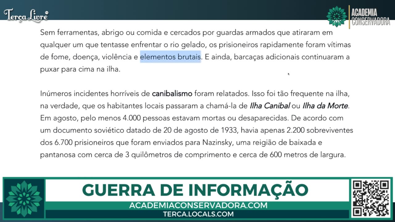 Guerra de Informação - 04/12/2023