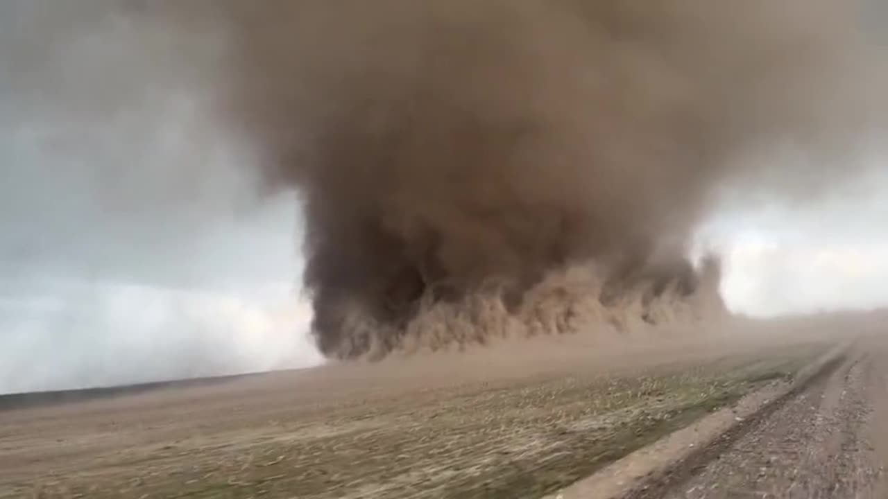 Huge Tornado In Nebraska Close Up