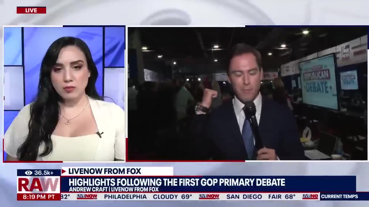 Donald Trump Jr. speaks after GOP debate, says he hasn't spoken with his dad | LiveNOW from FOX