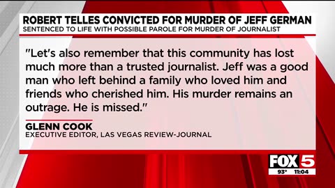 Breaking: Jury finds ex-politician guilty, sentenced up to life in Las Vegas journalist’s murder