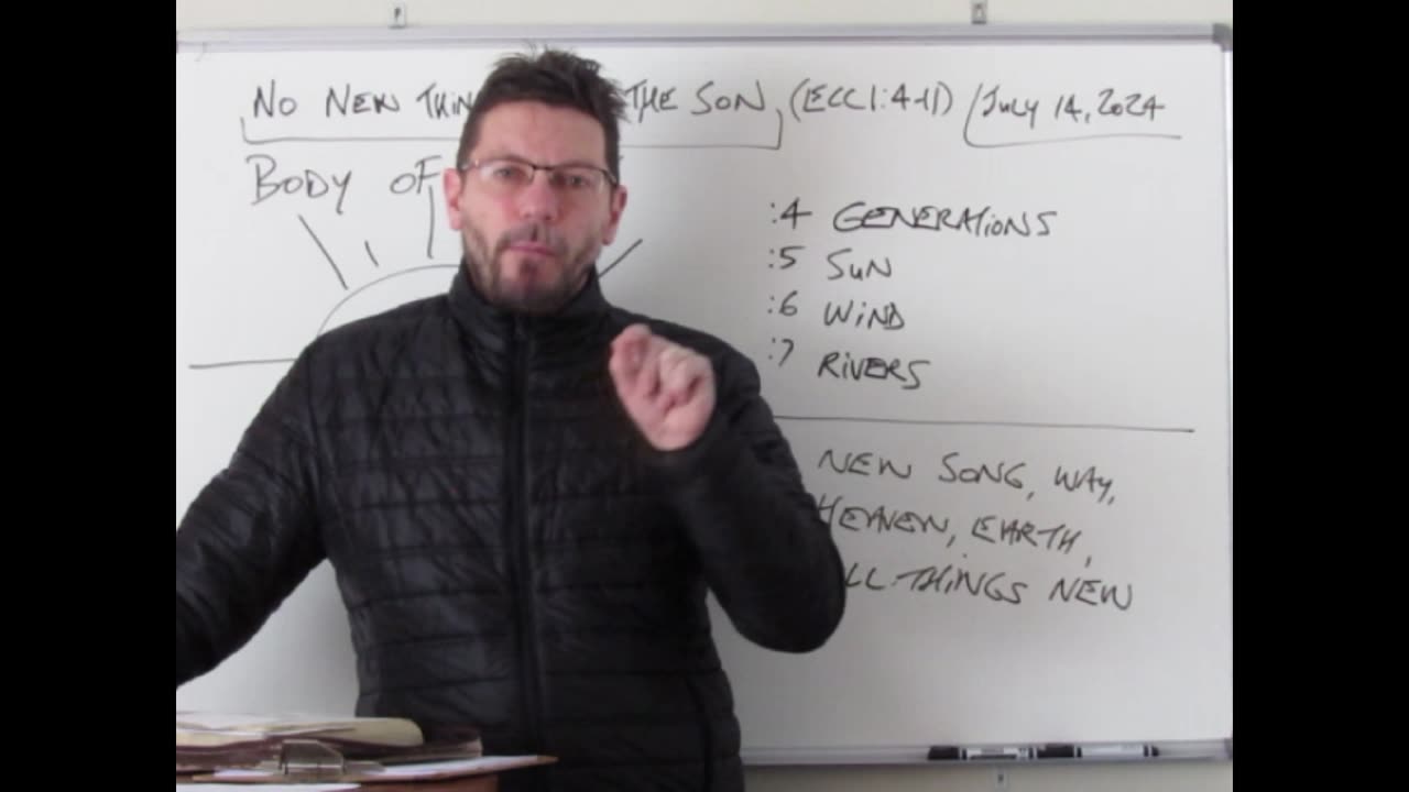 No new thing under the sun (Ecc 1:4-11)