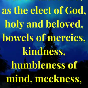 kindness, humbleness of mind, meekness, longsuffering