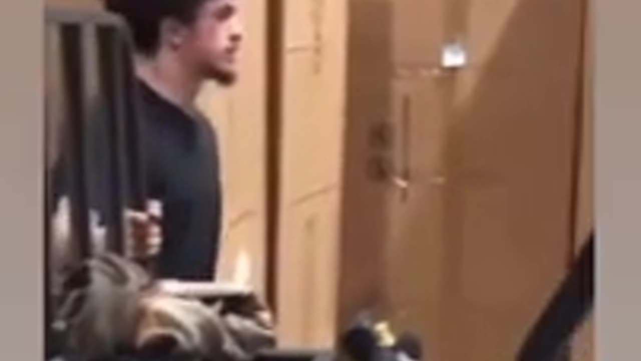 Racist gets knocked out at work