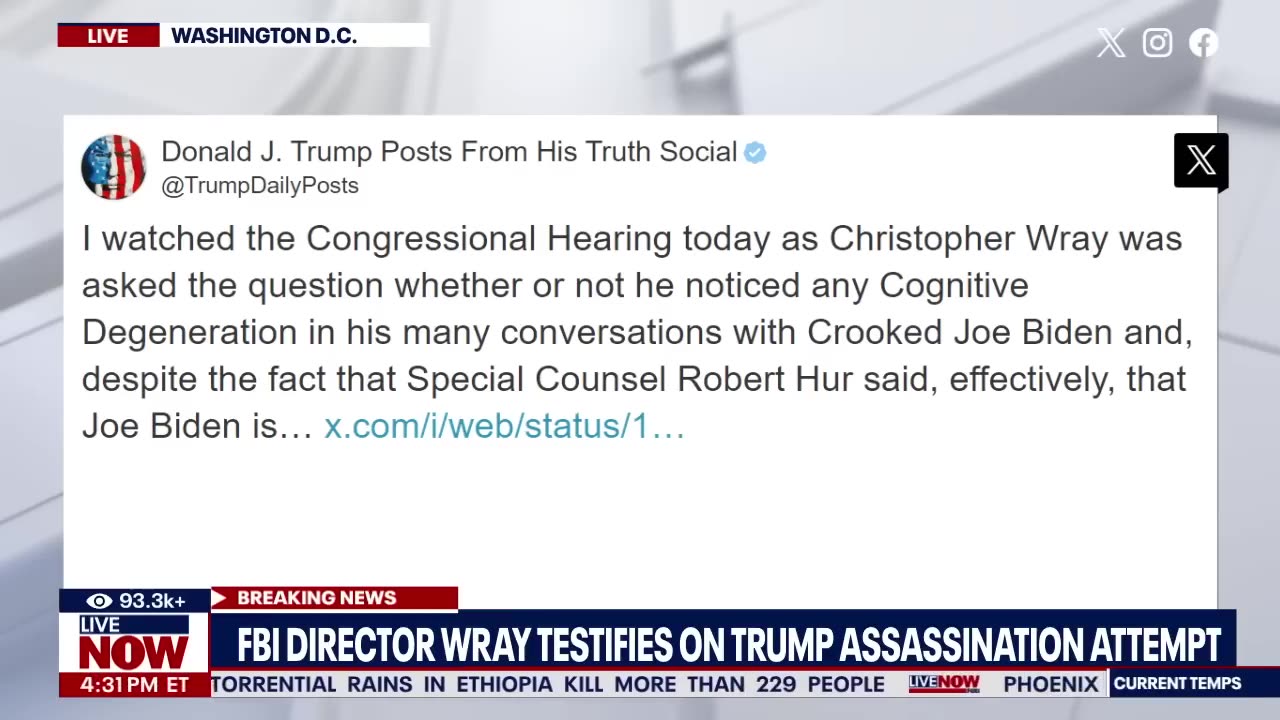 BREAKING: Trump Calls For The FBI Director To Resign…