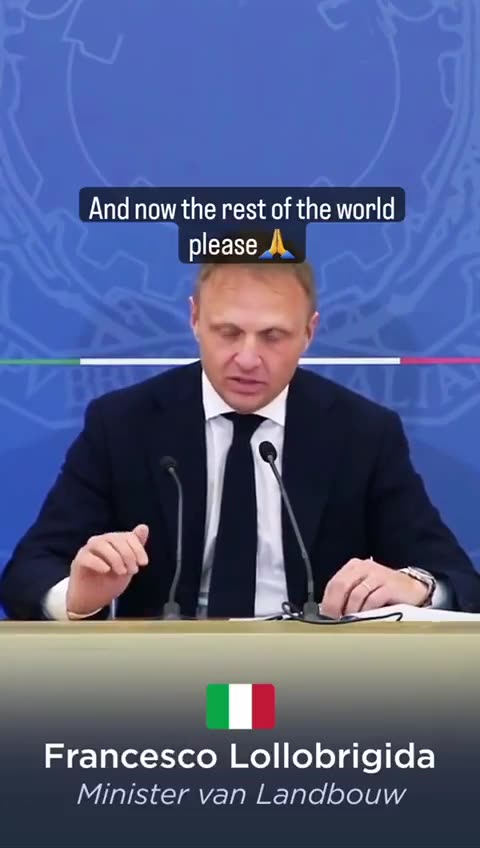 Italy🇮🇹says NO to Synthetic Foods