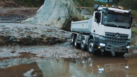 rc trucks in action