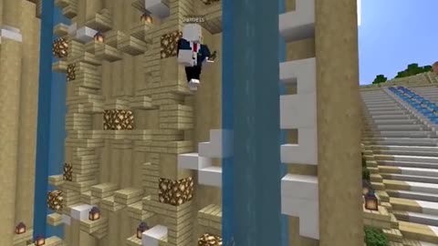 Minecraft underwater very big mension build