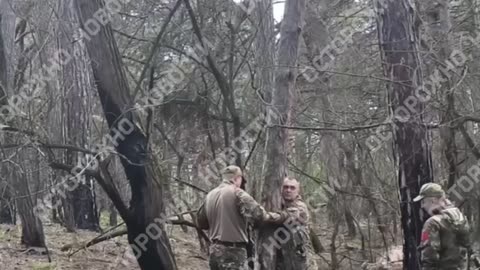 Russian Soldier Punished Probably for Being Drunk