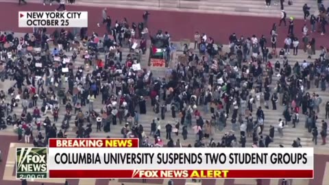 Columbia University has suspended Students for Justice in Palestine and Jewish Voice for Peace