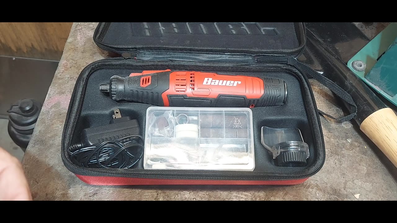 Harbor freight Bauer rotary tool