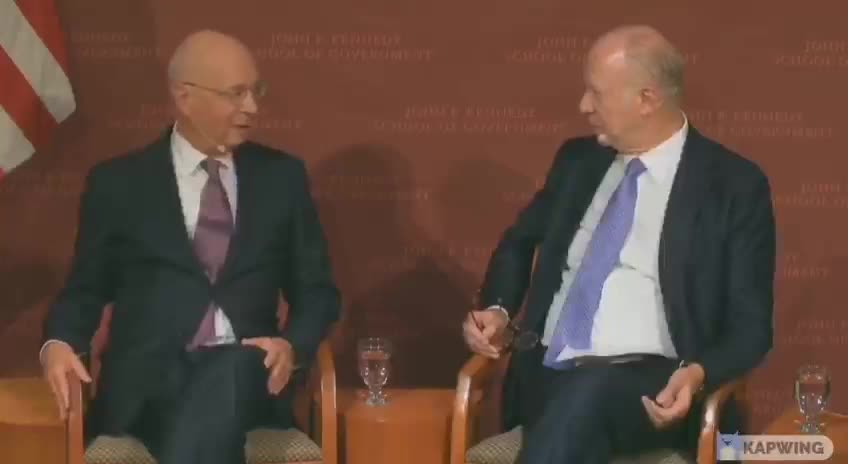 WEF Klaus Schwab "We Penetrate Global Cabinets with our Leaders"