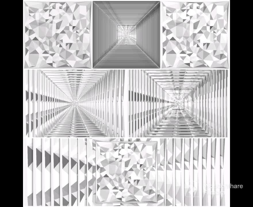 Silver Metal Geometry