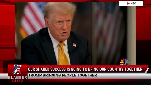 Our Shared Success Is Going To Bring Our Country Together!