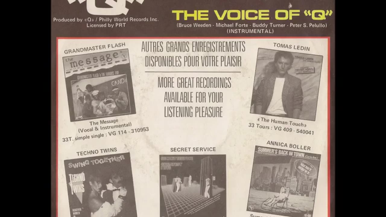 💥 Q - The Voice of Q (1982) | Buddy Turner's City Of Brotherly Love