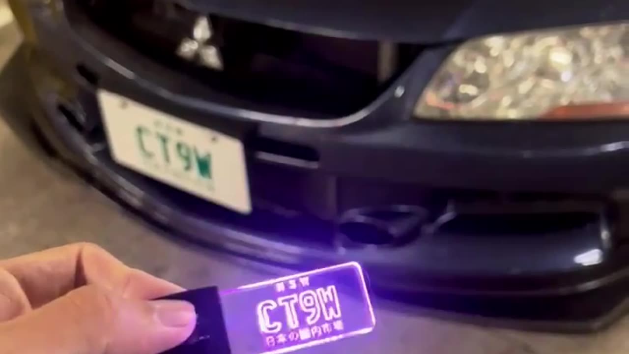 Mitsubishi Evolution IX MR ‘LED Rego Keytag’ showcase! 🔰🤩