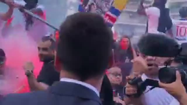 Official Presentation Of Lionel Messi With Fans By Paris Saint-Germain