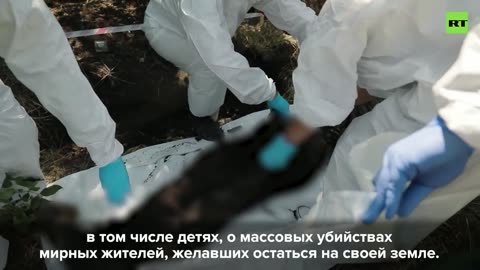 Kyiv's crimes against civilians: a mass grave was found in Mariupol