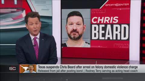 Texas suspends coach Chris Beard after arrest on assault charge SportsCenter