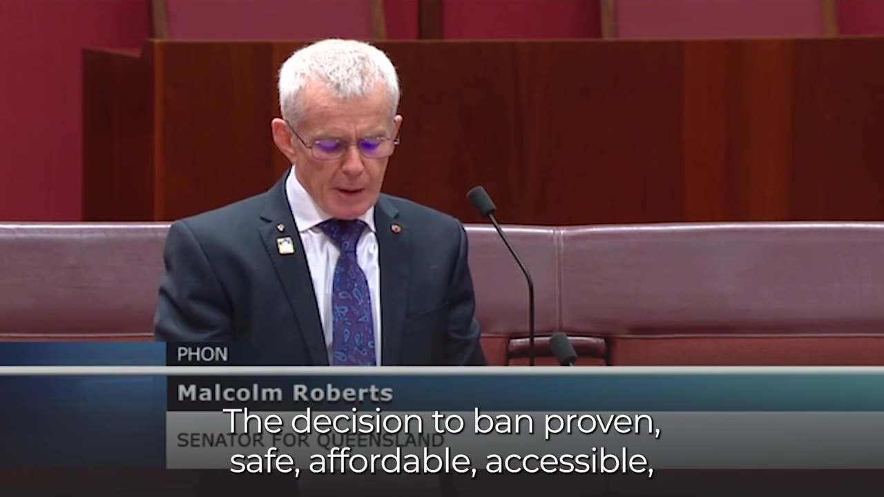 Australia - Sen. Malcolm Roberts on DoD Vaccines - "How the Hell do you expect to get away with it?"