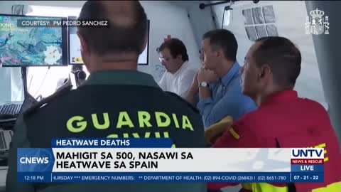 Mahigit 500 nasawi dahil sa nararanasang heatwave sa Spain