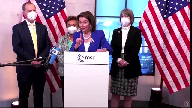 'There's a price to pay' for Putin's actions -Pelosi