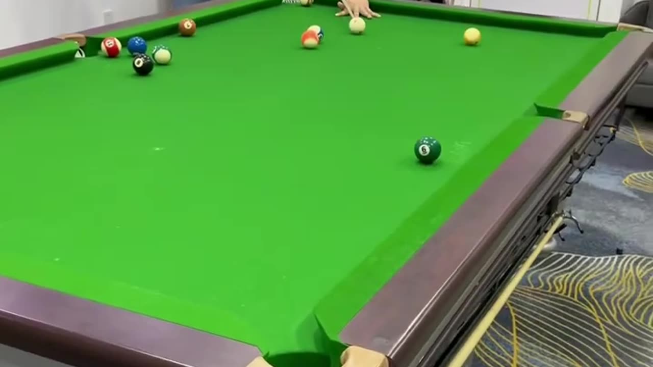 Funny video of billiards