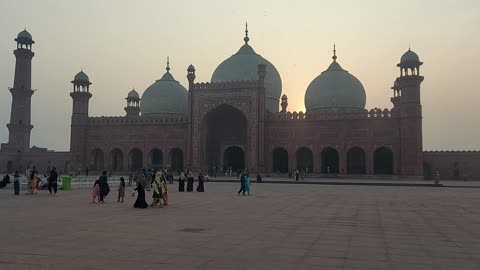 Badshahi mosque view by Batool