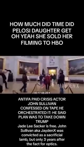 Actor John Sullivan, Antifa & 6.1.2021 Capitol Hill "Insurrection" hoax